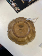 Coppetta ceramica C.A.F.F. Gubbio dipinta a mano