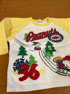Maglia Felpa Peanuts Snoopy Magnolia Cotone 12 Mesi