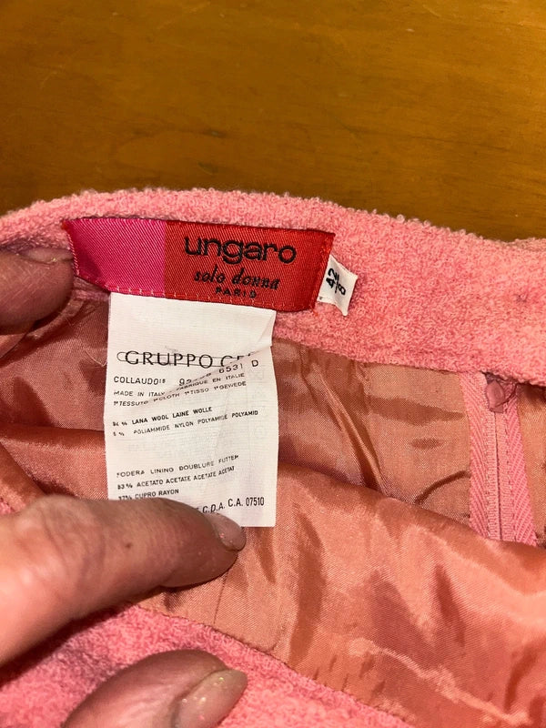 Gonna Rosa Vintage Ungaro Tg. 42