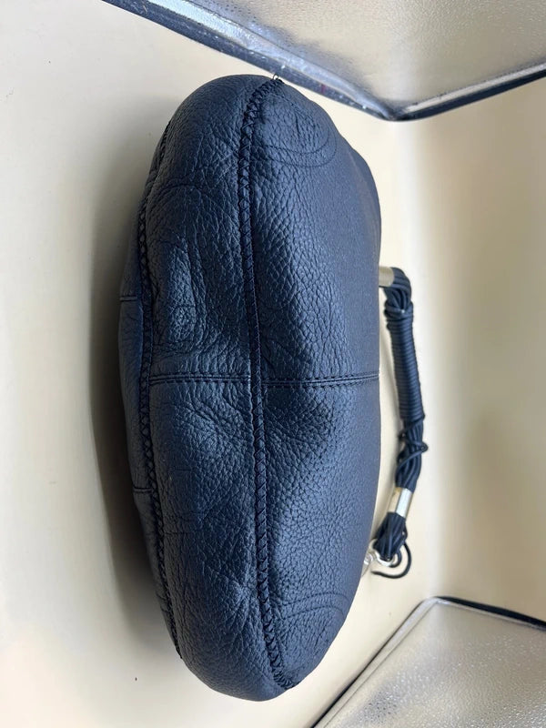 borsetta in pelle Nera Manico Intrecciato Gianfranco Ferrè