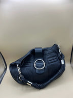 borsetta in pelle Nera Manico Intrecciato Gianfranco Ferrè