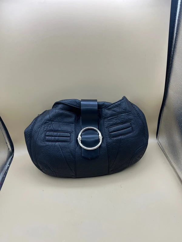 borsetta in pelle Nera Manico Intrecciato Gianfranco Ferrè