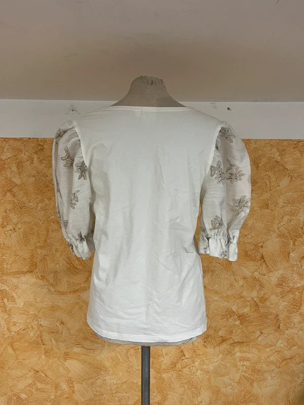 Maglietta Camicia Maniche In Lino Tirolese Donna L