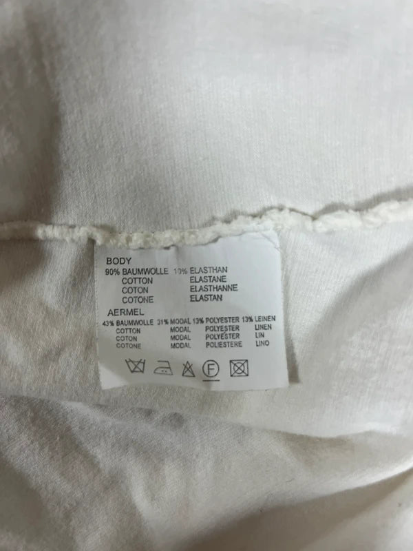 Maglietta Camicia Maniche In Lino Tirolese Donna L