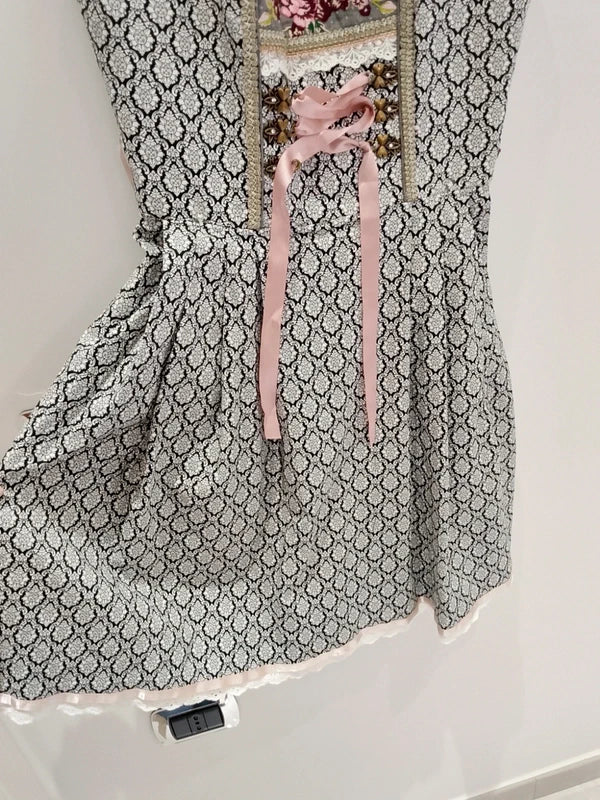 Vestito Tirolese Kruger Madl Xxs Senza Grembiule
