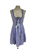 Vestito Tirolese Dirndl Donna Marjo S Bianco Viola