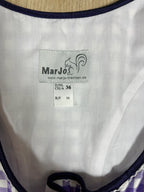 Vestito Tirolese Dirndl Donna Marjo S Bianco Viola