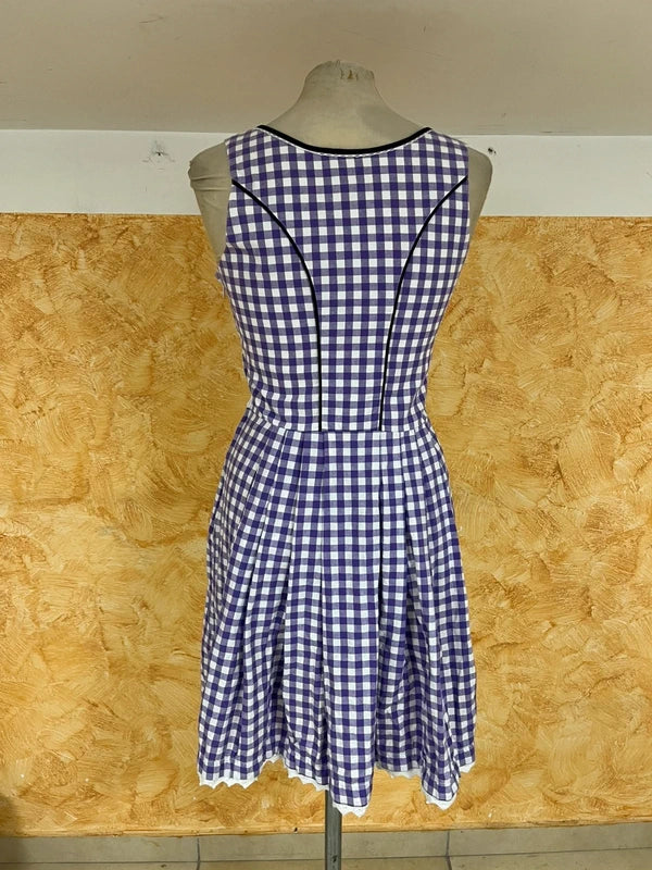 Vestito Tirolese Dirndl Donna Marjo S Bianco Viola