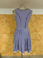Vestito Tirolese Dirndl Donna Marjo S Bianco Viola