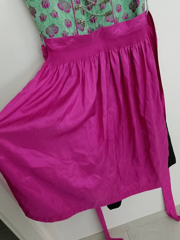 Vestito Tirolese Edelherz Con Grembiule Rosa Scuro S