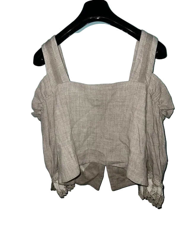 Top Donna Tirolese Geiser Collection | Lino & Viscosa | Taglia L
