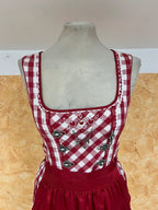 Vestito Dirndl con grembiule Da Bambina Kruger Madl Cm 158 10-12 Anni