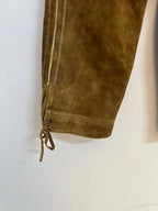 Pantalone Tirolese Da Uomo 46 M In Pelle Lederhosen