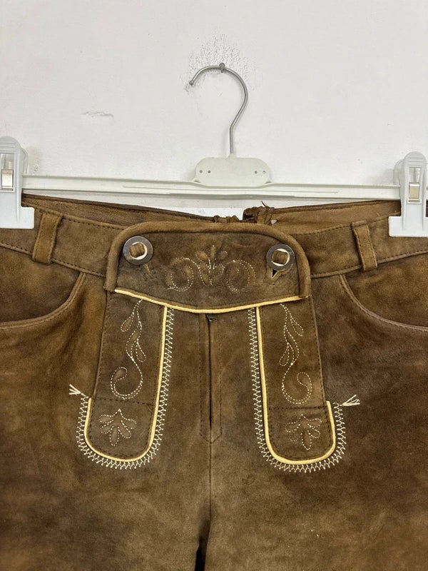 Pantaloncino Tirolese Lederhosen Da Donna S / It 42 / Eu 36 Spieth & Wensky