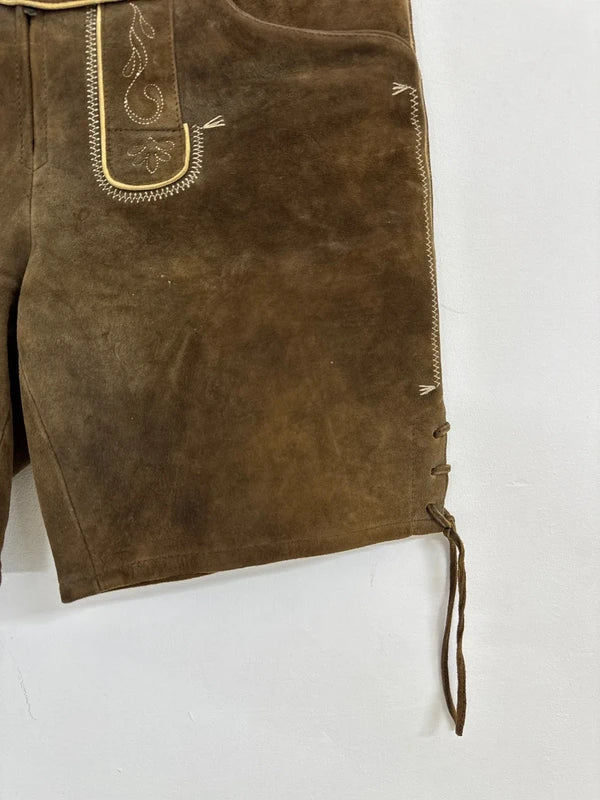 Pantaloncino Tirolese Lederhosen Da Donna S / It 42 / Eu 36 Spieth & Wensky