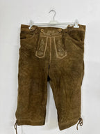 Pantalone Tirolese Lederhosen Da Uomo Xl Spieth & Wensky