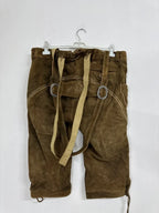 Pantalone Tirolese Lederhosen Da Uomo Xl Spieth & Wensky