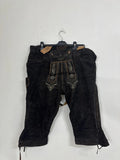 Pantalone Tirolese Nero Da Uomo Xxl Lederhosen
