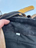 Pantalone Tirolese Nero Da Uomo Xxl Lederhosen