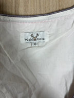 Vestito Tirolese Dirndl M Lilla Rosa Pois