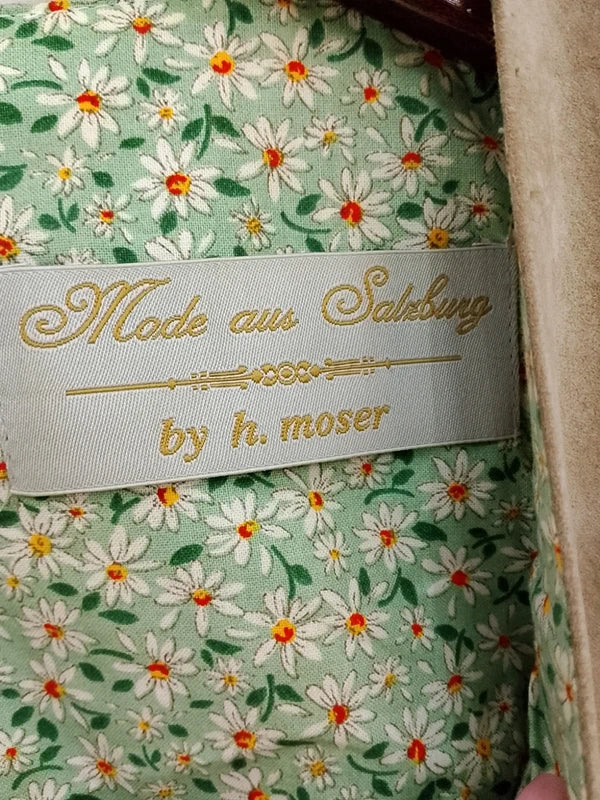 Vestito Tirolese Ecru H. Moser Lungo Xs