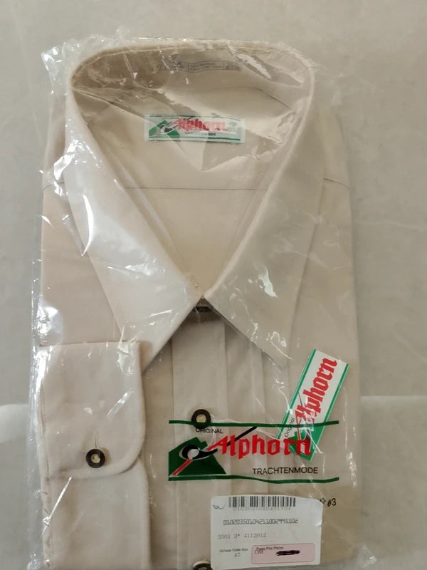 Camicia Tirolese Uomo Nuova Collo 47 Alphorn Xxxl