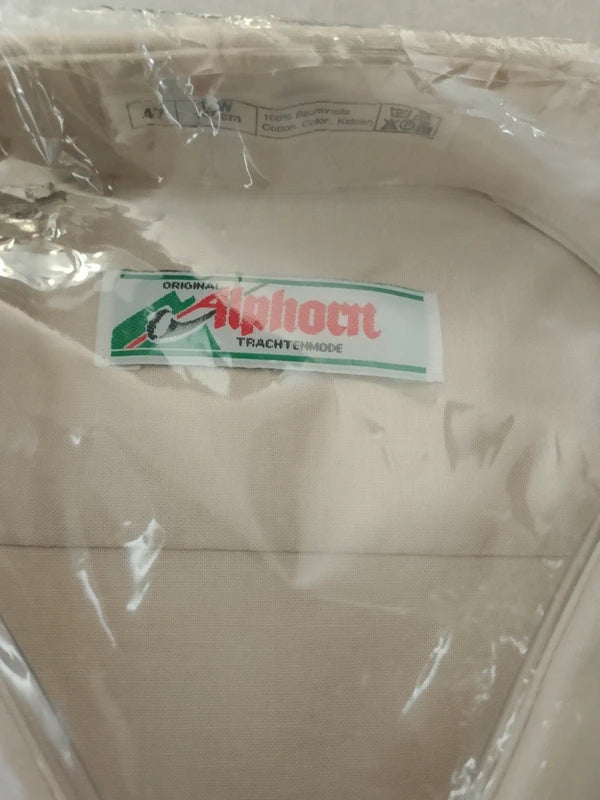 Camicia Tirolese Uomo Nuova Collo 47 Alphorn Xxxl