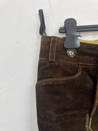 Pantaloncino Tirolese Lederhosen Da Donna Xs / It 38 / Eu 34 Country Line