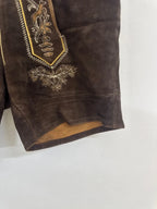Pantaloncino Tirolese Lederhosen Da Donna Xs / It 38 / Eu 34 Country Line