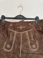 Pantaloncino Tirolese Lederhosen Da Uomo Xxl Waldschütz