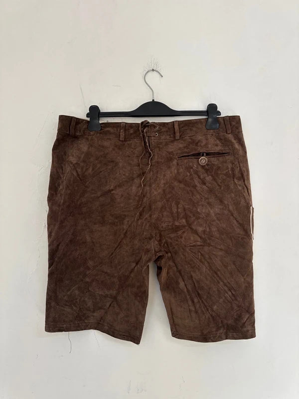 Pantaloncino Tirolese Lederhosen Da Uomo Xxl Waldschütz