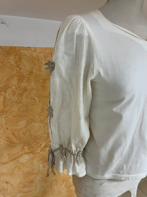 Maglia Camicia Tirolese Maniche In Lino Donna S Trachtenmode