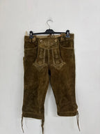 Pantalone Tirolese Lederhosen Da Uomo Xl Country Maddox
