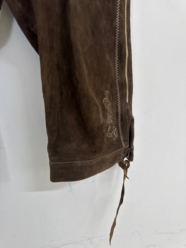 Pantalone Tirolese lederhosen Da Donna M / It 42 / Eu 38 country Line