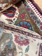 Sciarpa Etro In Lana Leggera – Stampa Floreale Orientale E Bordo Decorativo