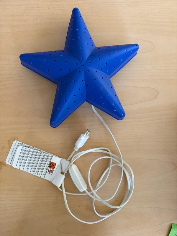 Lampada da parete stella blu IKEA Smila Stjärna vintage/cameretta