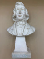 Busto Scultura Vintage F. Chopin Firmato Bongiovanni 1976
