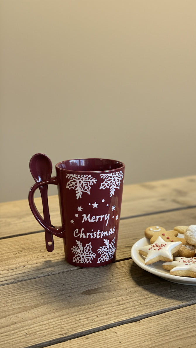 Tazza Con Cucchiaino Natale