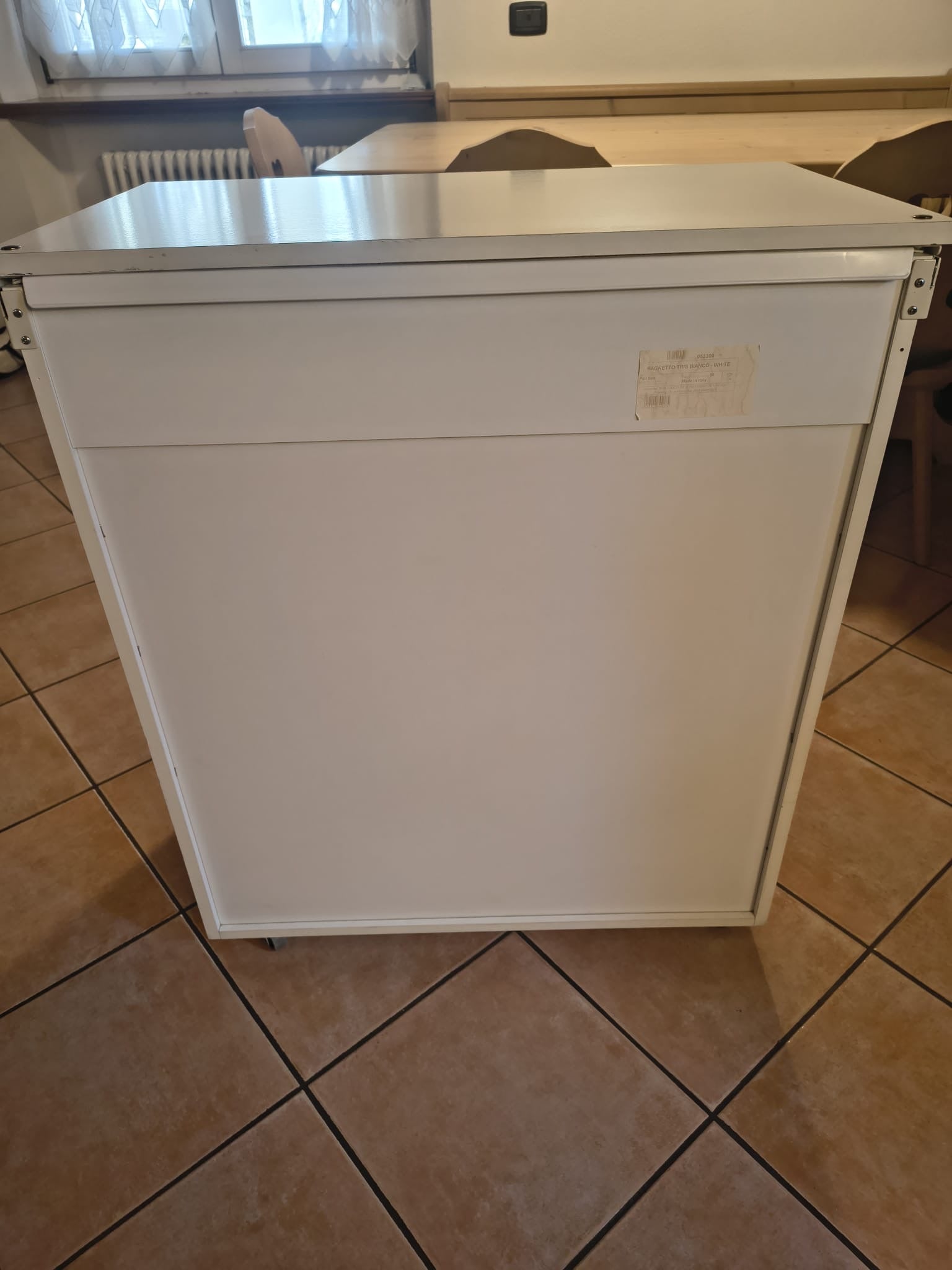 Fasciatoio cassettiera con vaschetta per bagnetto Pali