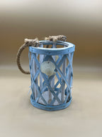 Portalumino Bco Blu Conchiglie