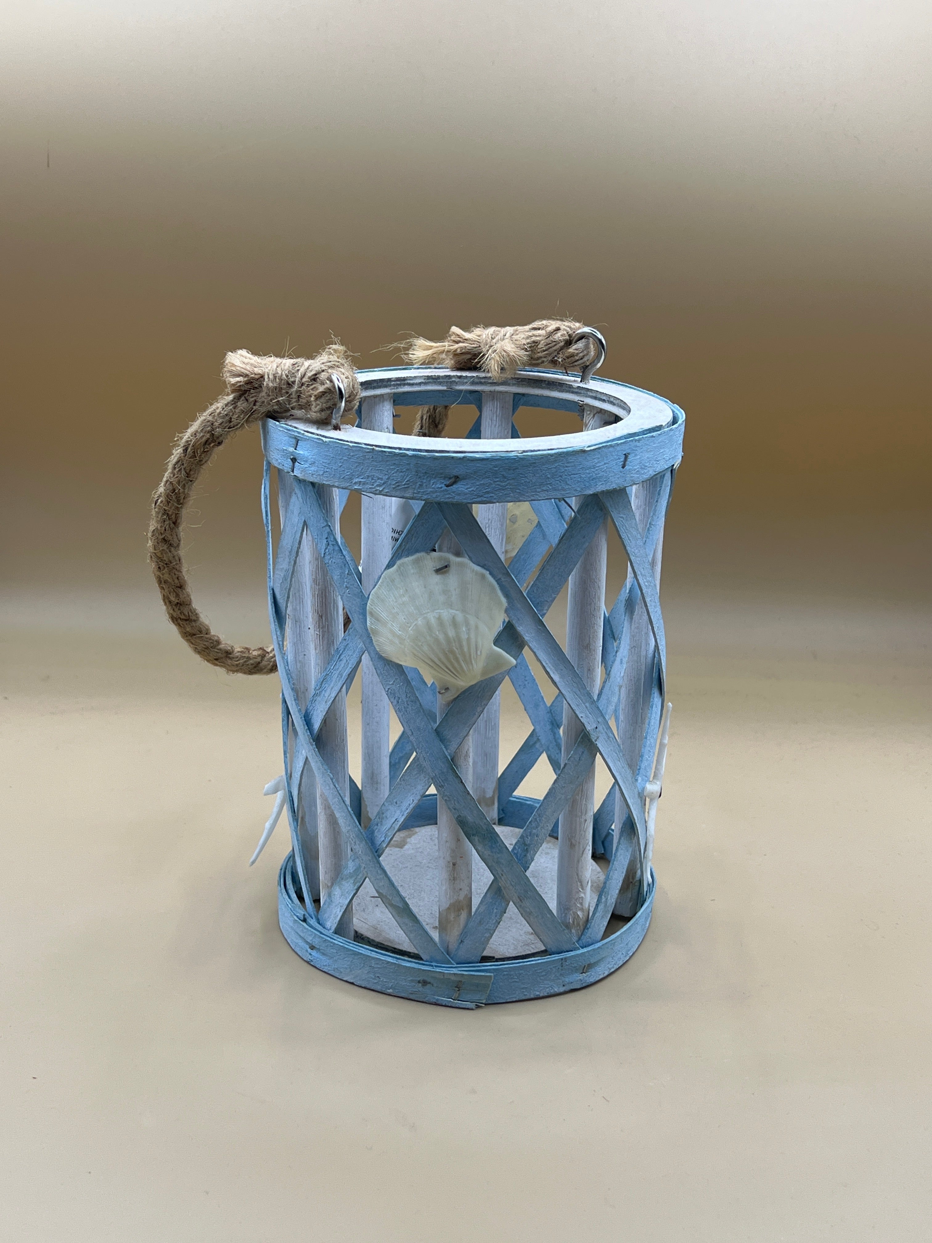 Portalumino Bco Blu Conchiglie