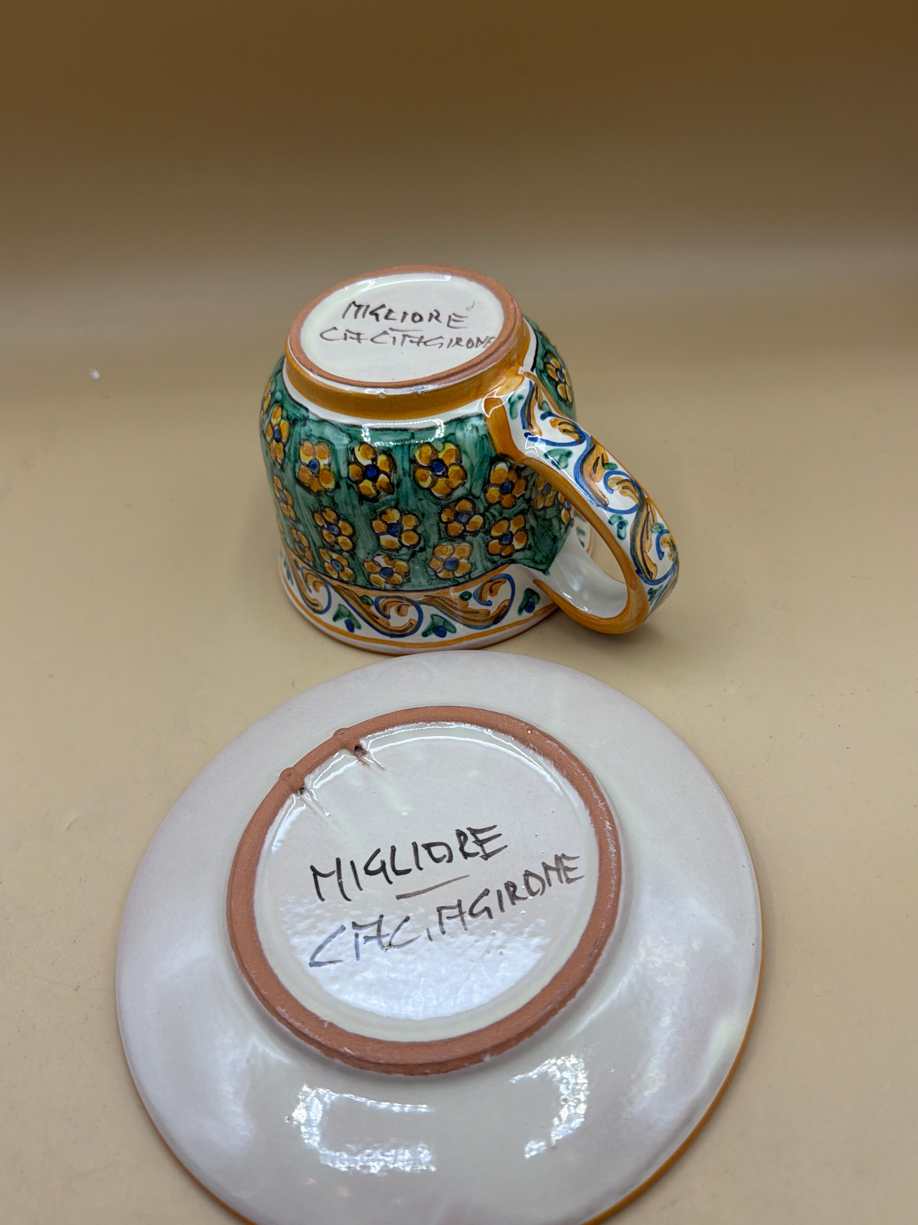 Tazza Con Piatto Migliore Caltagirone