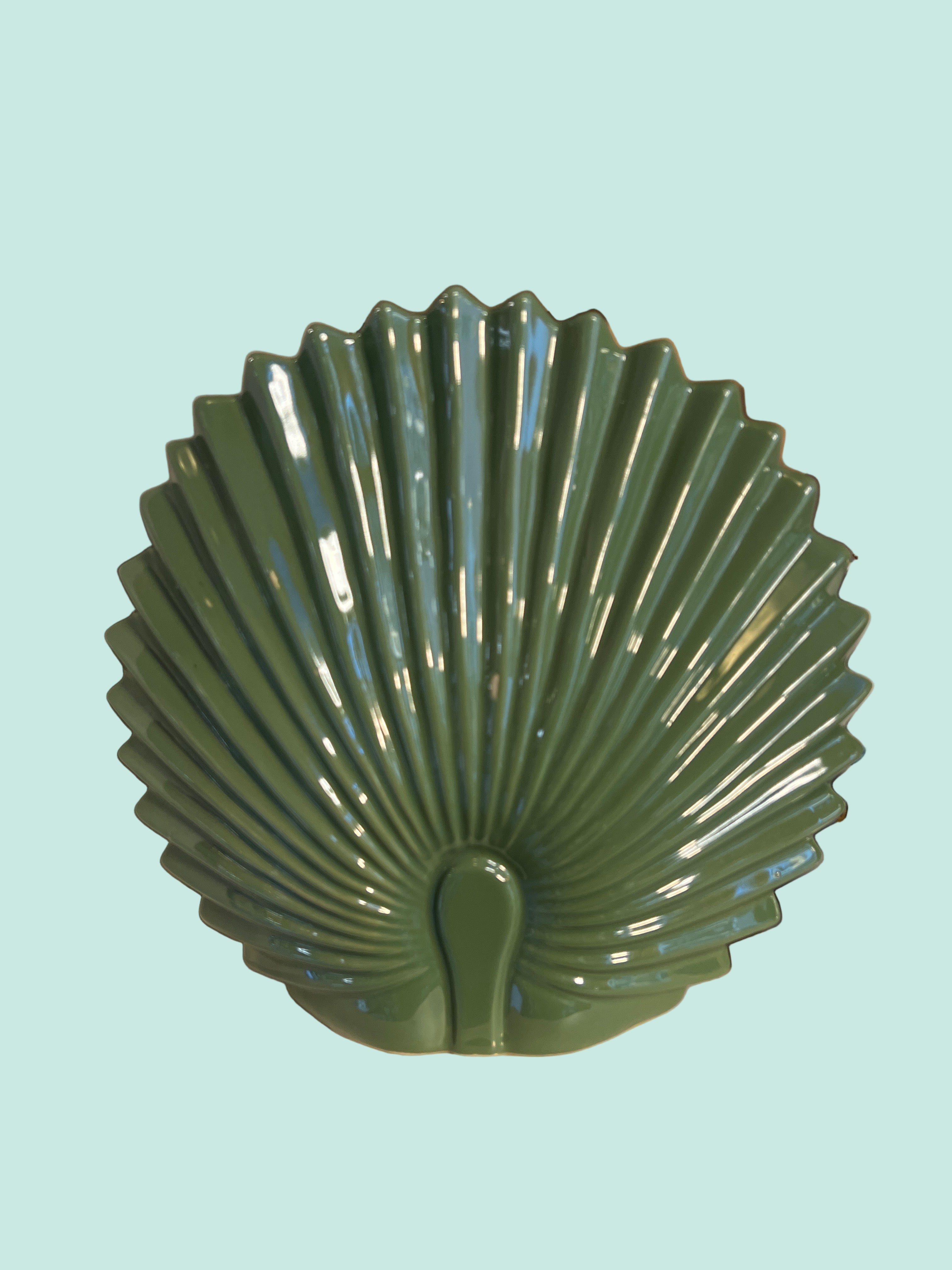 Vaso Conchiglia Verde