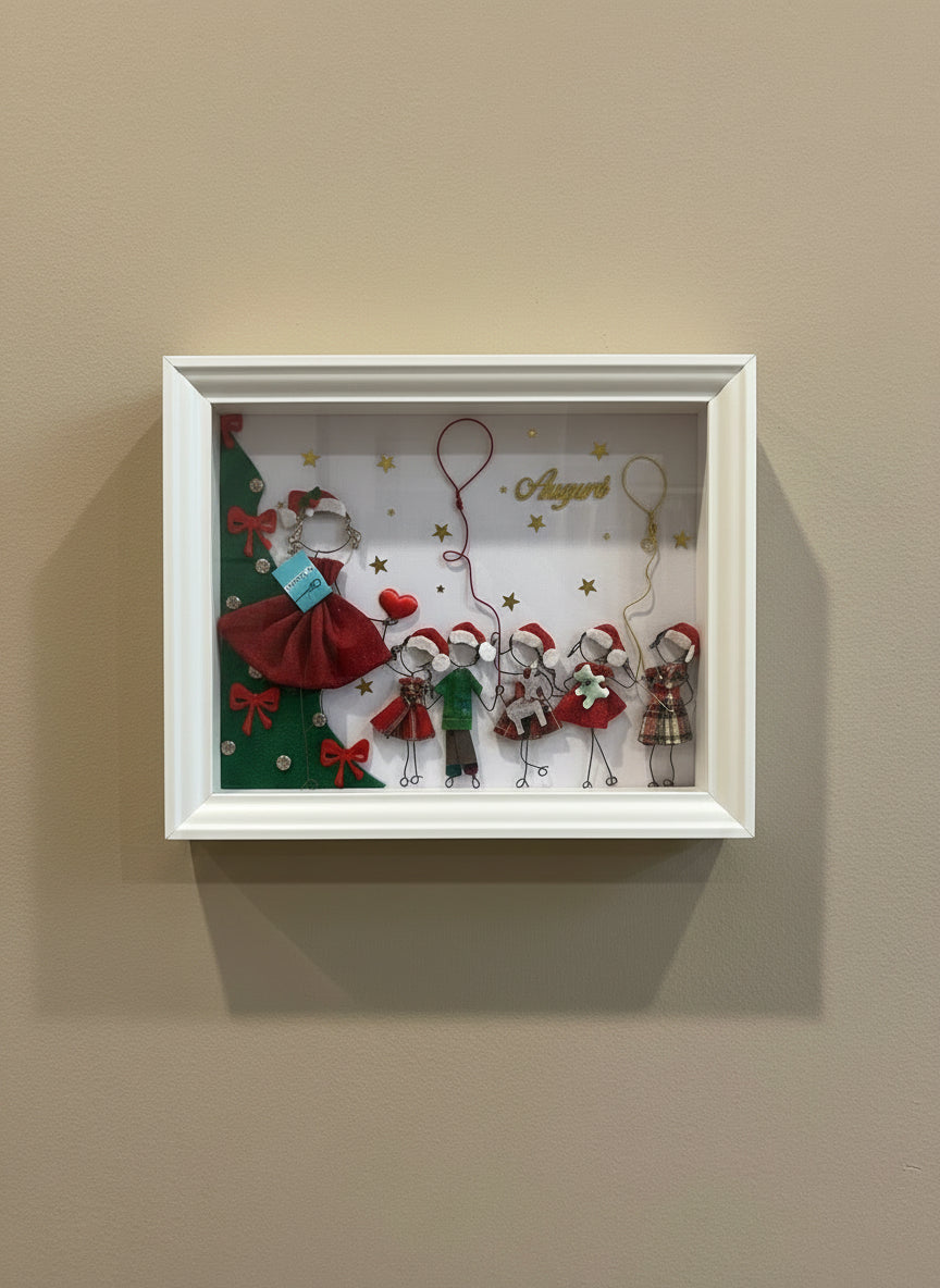 Quadro Diorama Augurio Per Maestra