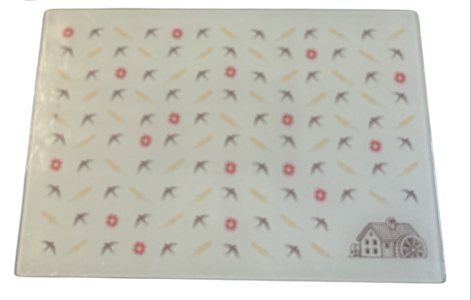 Vassoio tagliere in Vetro Mulino Bianco