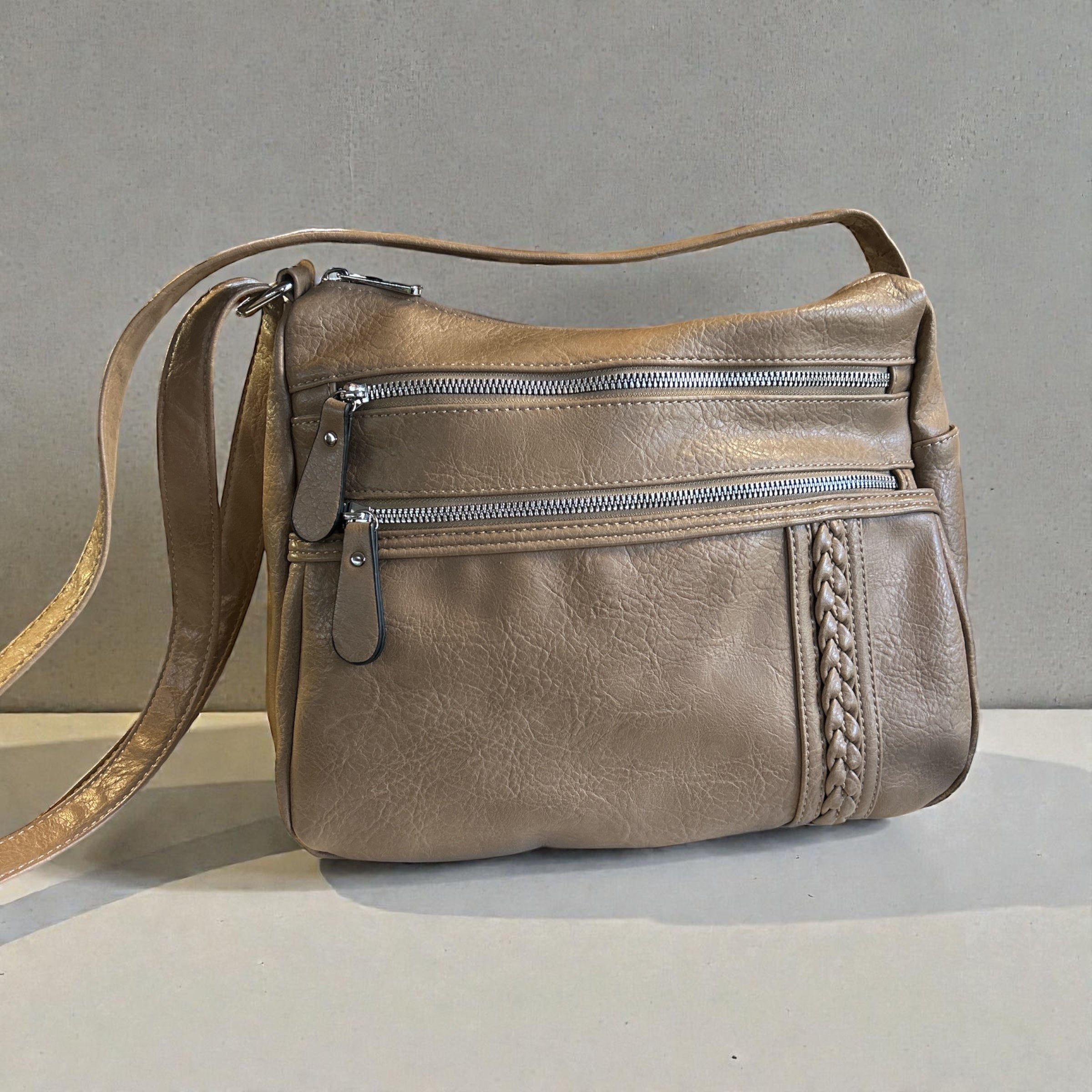 Borsetta Con Tracolla Marrone