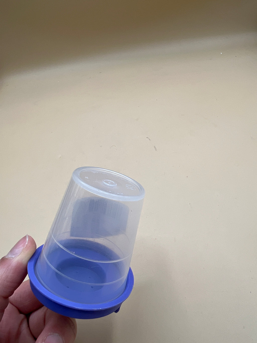 Vasetto Mini Tupperware Con Coperchio