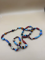 Collana Pietrine Colorate Lunga