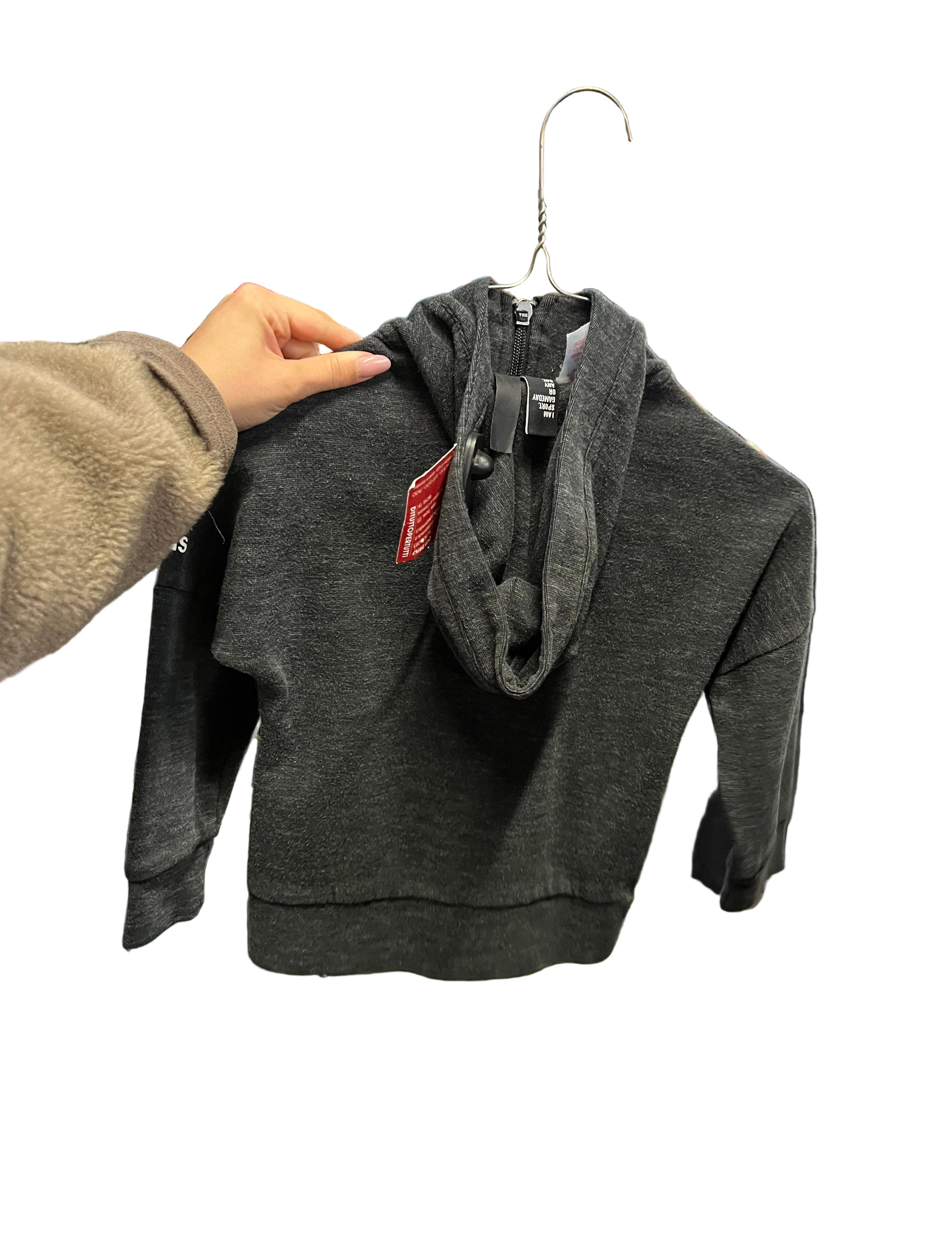 Felpa Adidas Grigia 4-5 Anni