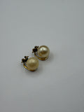 Coppia Orecchini Clip Perlina
